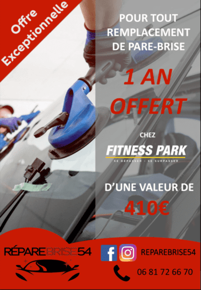 Promotion pose de pare-brise à Nancy